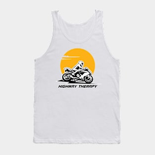 Highway Therapy - Biker Lifestyle Tank Top